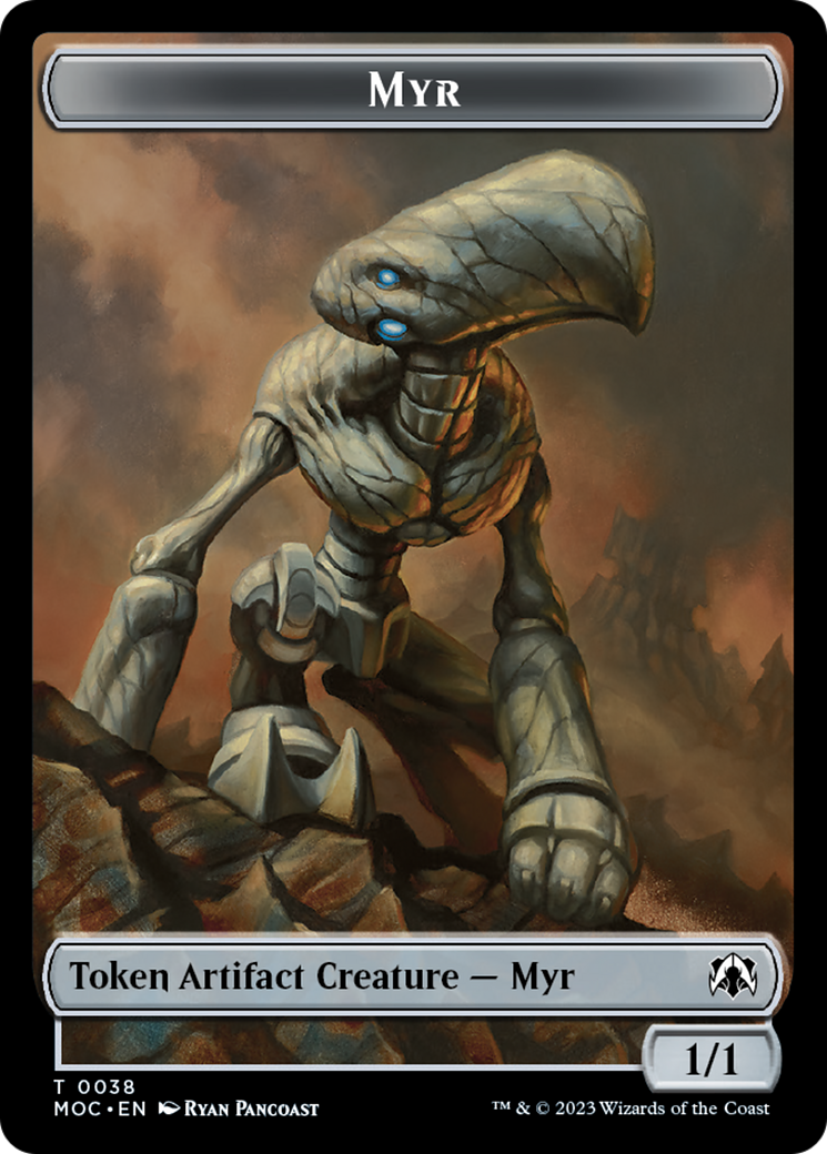 Phyrexian Germ // Myr Double-Sided Token [March of the Machine Commander Tokens] | Magic Magpie