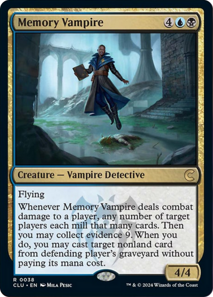 Memory Vampire [Ravnica: Clue Edition] | Magic Magpie