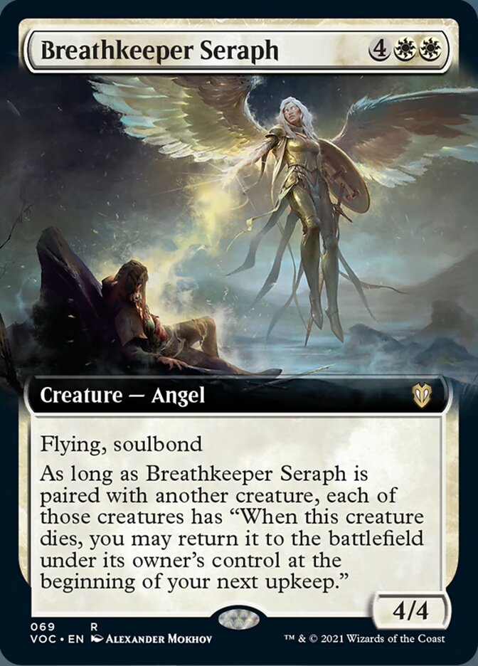 Breathkeeper Seraph (Extended) [Innistrad: Crimson Vow Commander] | Magic Magpie