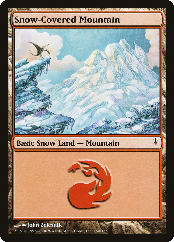 Snow-Covered Mountain [Coldsnap] | Magic Magpie