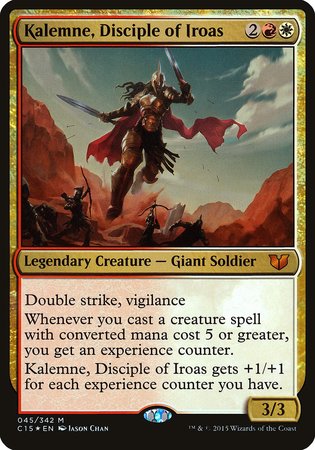 Kalemne, Disciple of Iroas (Oversized) [Commander 2015 Oversized] | Magic Magpie