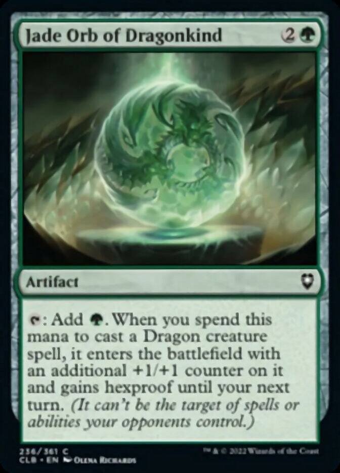 Jade Orb of Dragonkind [Commander Legends: Battle for Baldur's Gate] | Magic Magpie