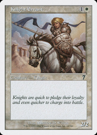 Knight Errant [Seventh Edition] | Magic Magpie