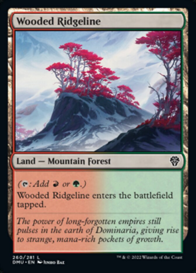 Wooded Ridgeline [Dominaria United] | Magic Magpie