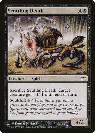 Scuttling Death [Champions of Kamigawa] | Magic Magpie