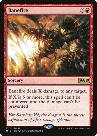 Banefire [Core Set 2019 Promos] | Magic Magpie