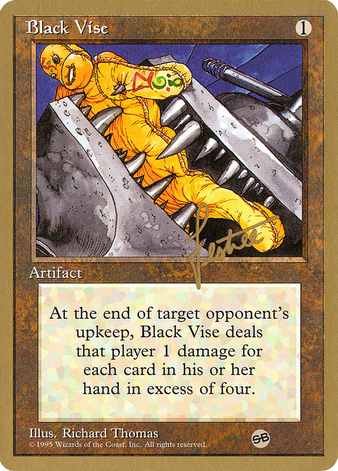 Black Vise (Bertrand Lestree) (SB) [Pro Tour Collector Set] | Magic Magpie