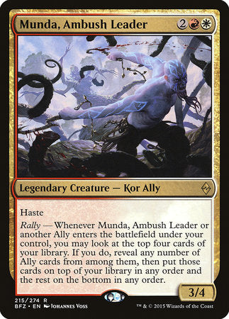 Munda, Ambush Leader [Battle for Zendikar] | Magic Magpie