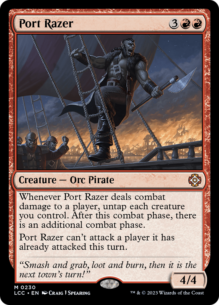 Port Razer [The Lost Caverns of Ixalan Commander] | Magic Magpie