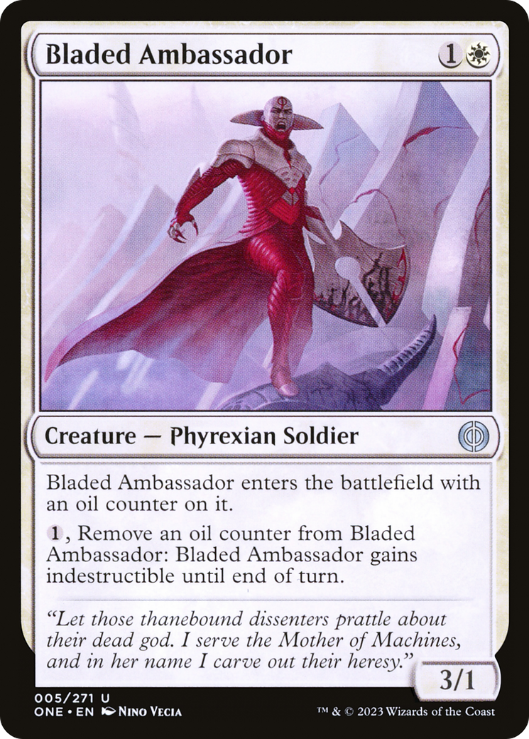Bladed Ambassador [Phyrexia: All Will Be One] | Magic Magpie