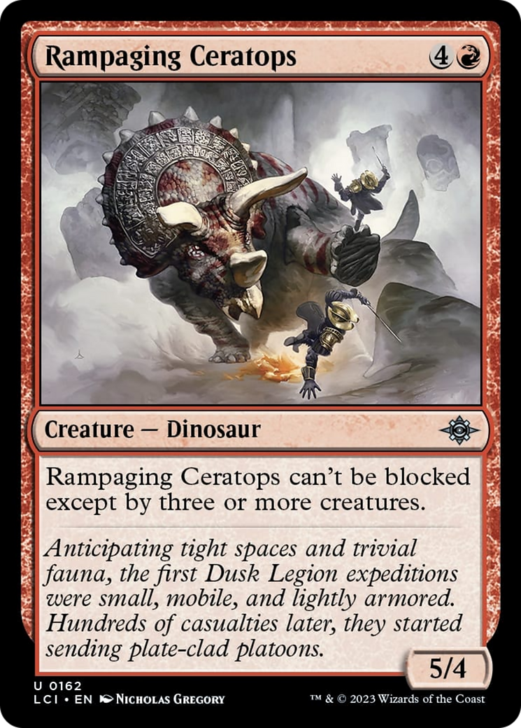 Rampaging Ceratops [The Lost Caverns of Ixalan] | Magic Magpie