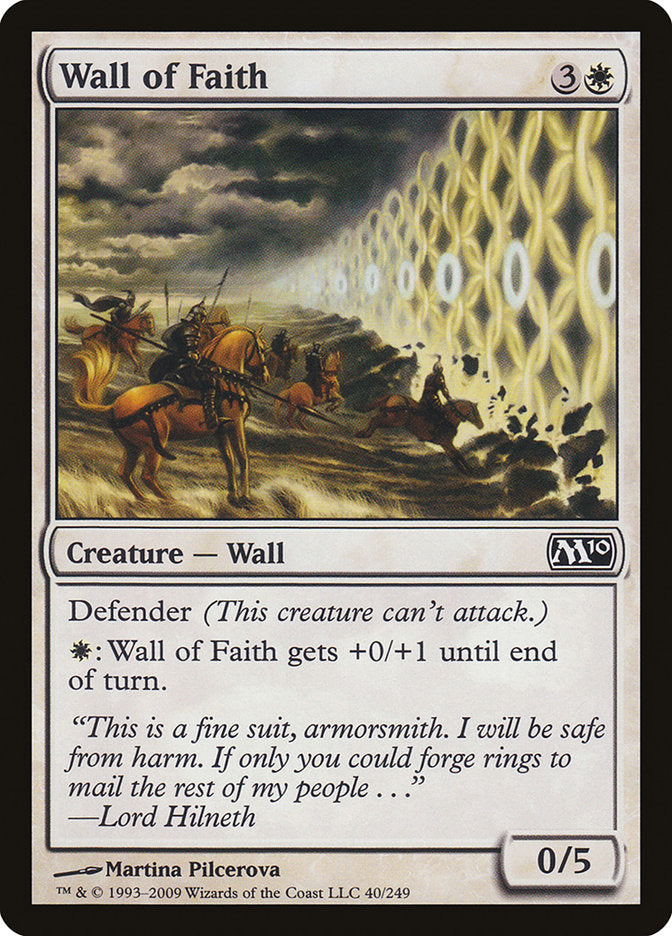 Wall of Faith [Magic 2010] | Magic Magpie