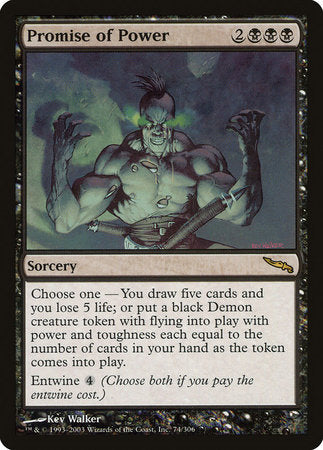 Promise of Power [Mirrodin] | Magic Magpie