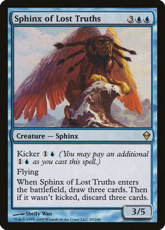 Sphinx of Lost Truths [Zendikar] | Magic Magpie