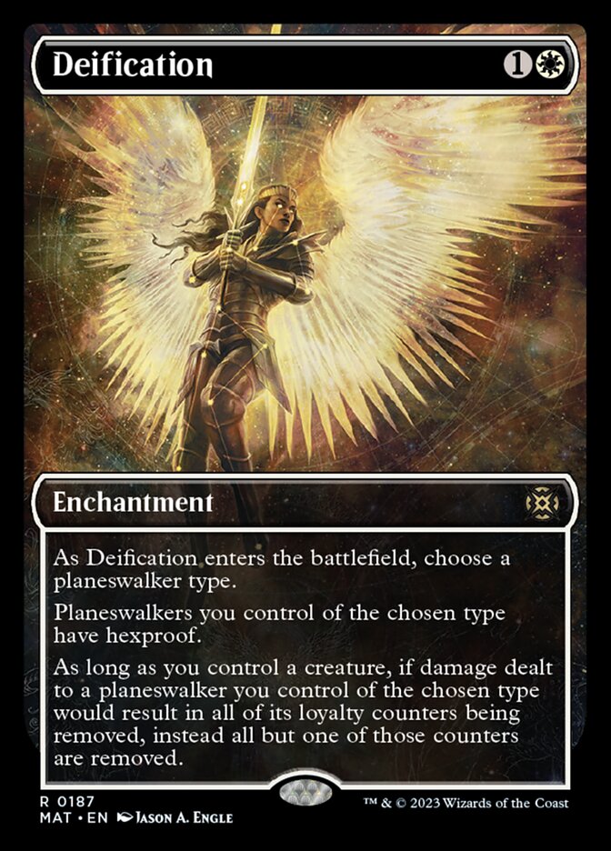 Deification (Showcase Halo Foil) [March of the Machine: The Aftermath] | Magic Magpie