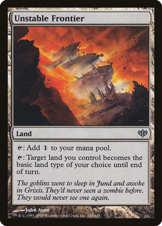 Unstable Frontier [Conflux] | Magic Magpie