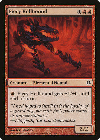 Fiery Hellhound [Duel Decks: Venser vs. Koth] | Magic Magpie