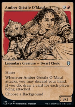 Amber Gristle O'Maul (Showcase) [Commander Legends: Battle for Baldur's Gate] | Magic Magpie