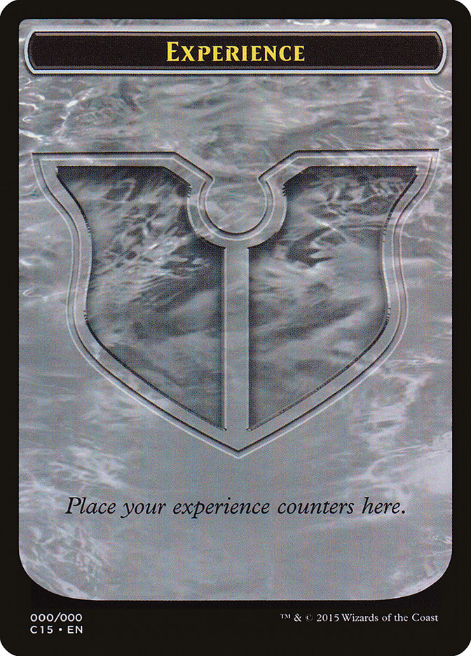 Experience // Experience Double-Sided Token [Commander 2015 Tokens] | Magic Magpie