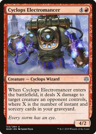 Cyclops Electromancer [War of the Spark] | Magic Magpie