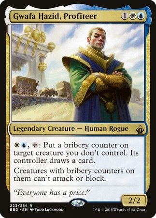 Gwafa Hazid, Profiteer [Battlebond] | Magic Magpie