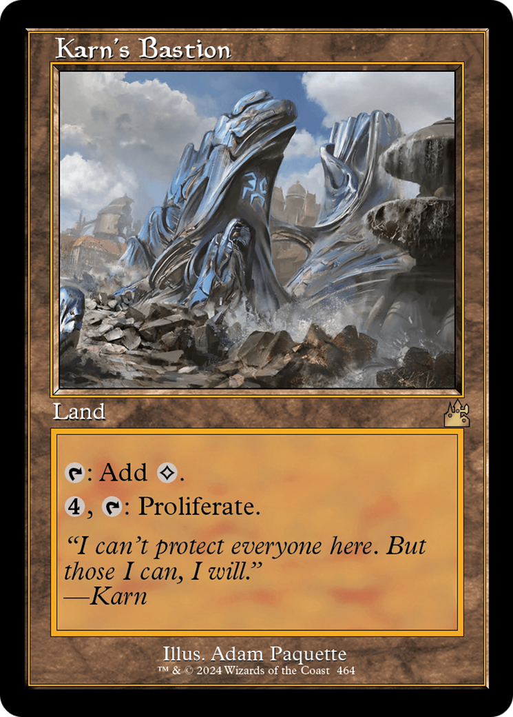 Karn's Bastion (Retro Frame) [Ravnica Remastered] | Magic Magpie