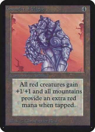 Gauntlet of Might [Limited Edition Alpha] | Magic Magpie