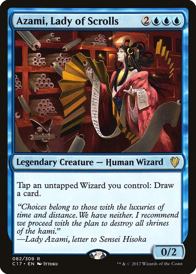 Azami, Lady of Scrolls [Commander 2017] | Magic Magpie