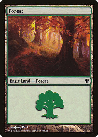 Forest (355) [Commander 2013] | Magic Magpie