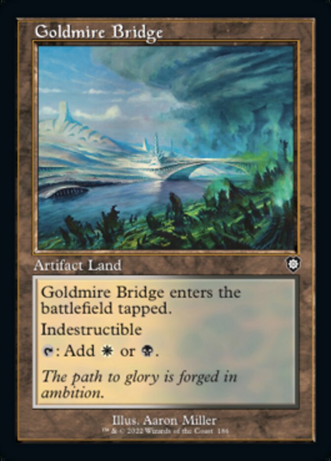 Goldmire Bridge (Retro) [The Brothers' War Commander] | Magic Magpie