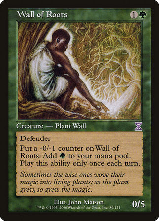 Wall of Roots [Time Spiral Timeshifted] | Magic Magpie