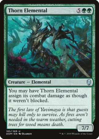 Thorn Elemental [Dominaria] | Magic Magpie