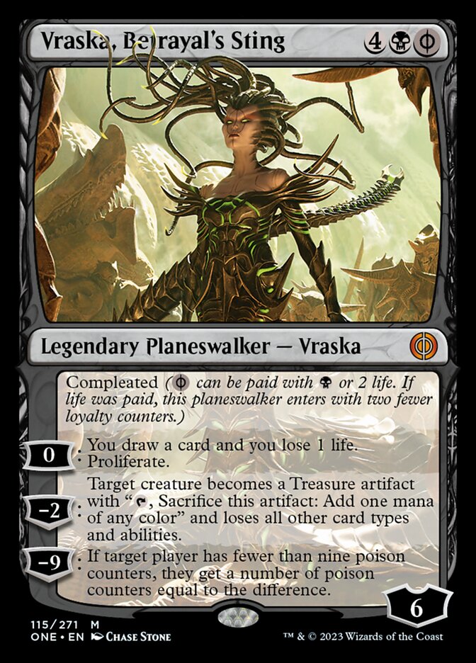 Vraska, Betrayal's Sting [Phyrexia: All Will Be One] | Magic Magpie