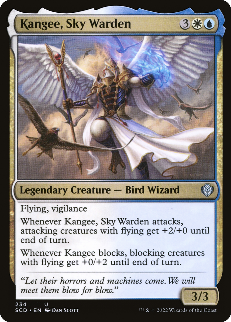 Kangee, Sky Warden [Starter Commander Decks] | Magic Magpie