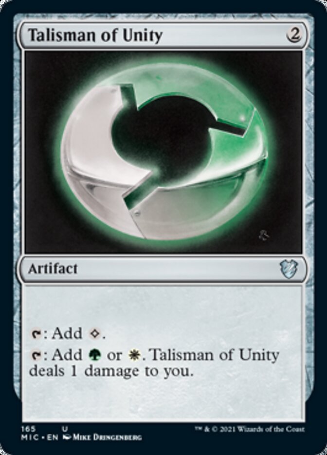 Talisman of Unity [Innistrad: Midnight Hunt Commander] | Magic Magpie