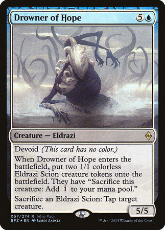 Drowner of Hope [Battle for Zendikar Promos] | Magic Magpie