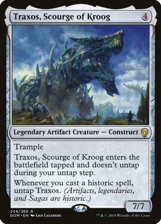 Traxos, Scourge of Kroog [Dominaria] | Magic Magpie