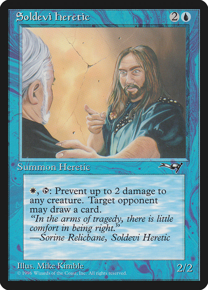 Soldevi Heretic (Pointing) [Alliances] | Magic Magpie