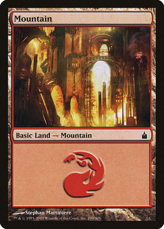 Mountain (299) [Ravnica: City of Guilds] | Magic Magpie