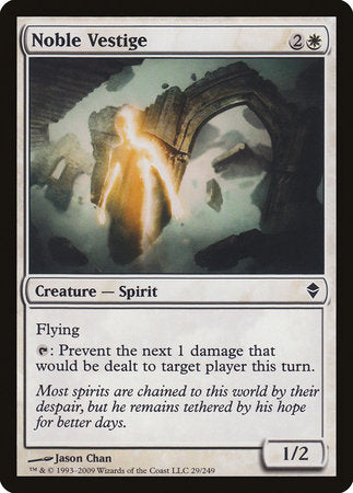 Noble Vestige [Zendikar] | Magic Magpie