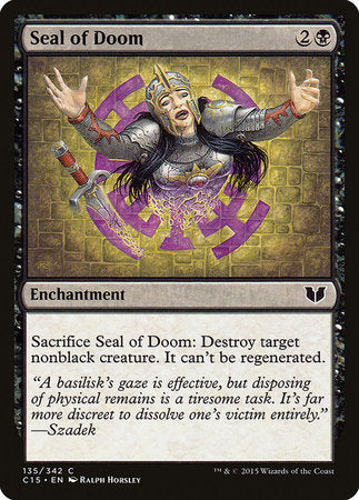 Seal of Doom [Commander 2015] | Magic Magpie