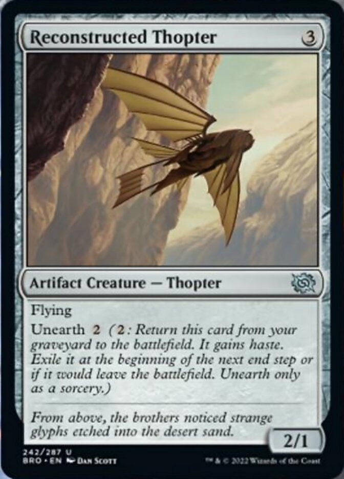 Reconstructed Thopter [The Brothers' War] | Magic Magpie