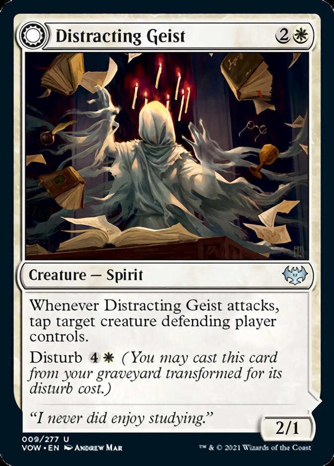 Distracting Geist // Clever Distraction [Innistrad: Crimson Vow] | Magic Magpie