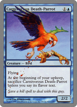 Carnivorous Death-Parrot [Unhinged] | Magic Magpie