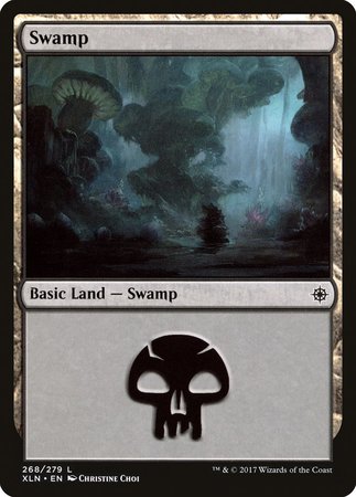 Swamp (268) [Ixalan] | Magic Magpie