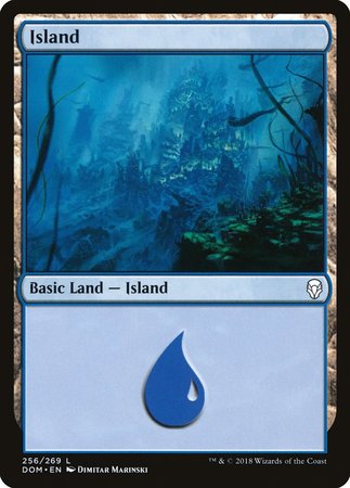 Island (256) [Dominaria] | Magic Magpie