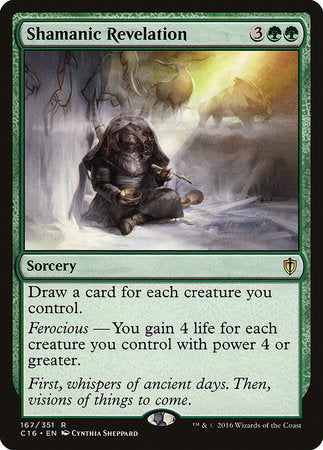 Shamanic Revelation [Commander 2016] | Magic Magpie