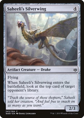Saheeli's Silverwing [War of the Spark] | Magic Magpie