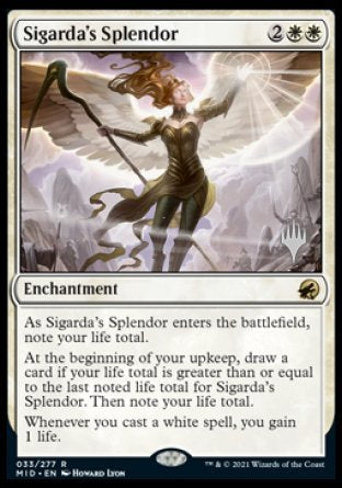 Sigarda's Splendor (Promo Pack) [Innistrad: Midnight Hunt Promos] | Magic Magpie