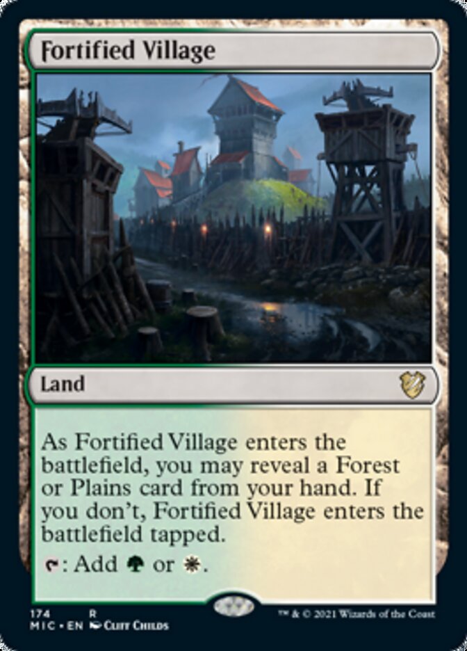 Fortified Village [Innistrad: Midnight Hunt Commander] | Magic Magpie